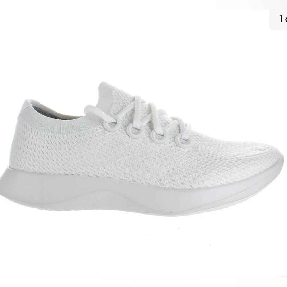 Womens All Birds Tree Dasher - size 8 Blizzard White